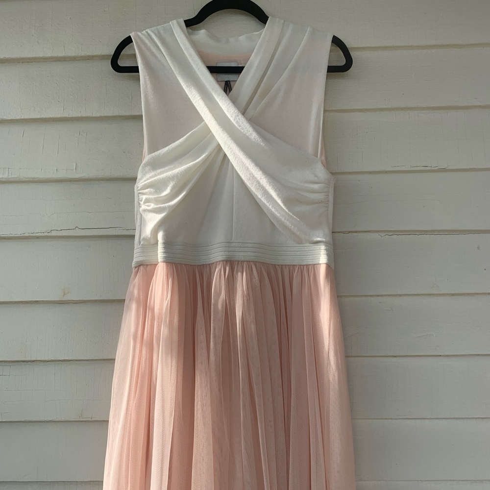Anthropologie Pink Tulle Dress
